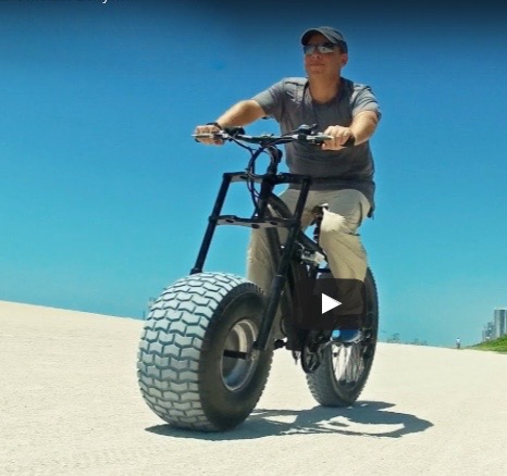 Electric bike with 10-inch-wide tire headed for crowdfunding campaign